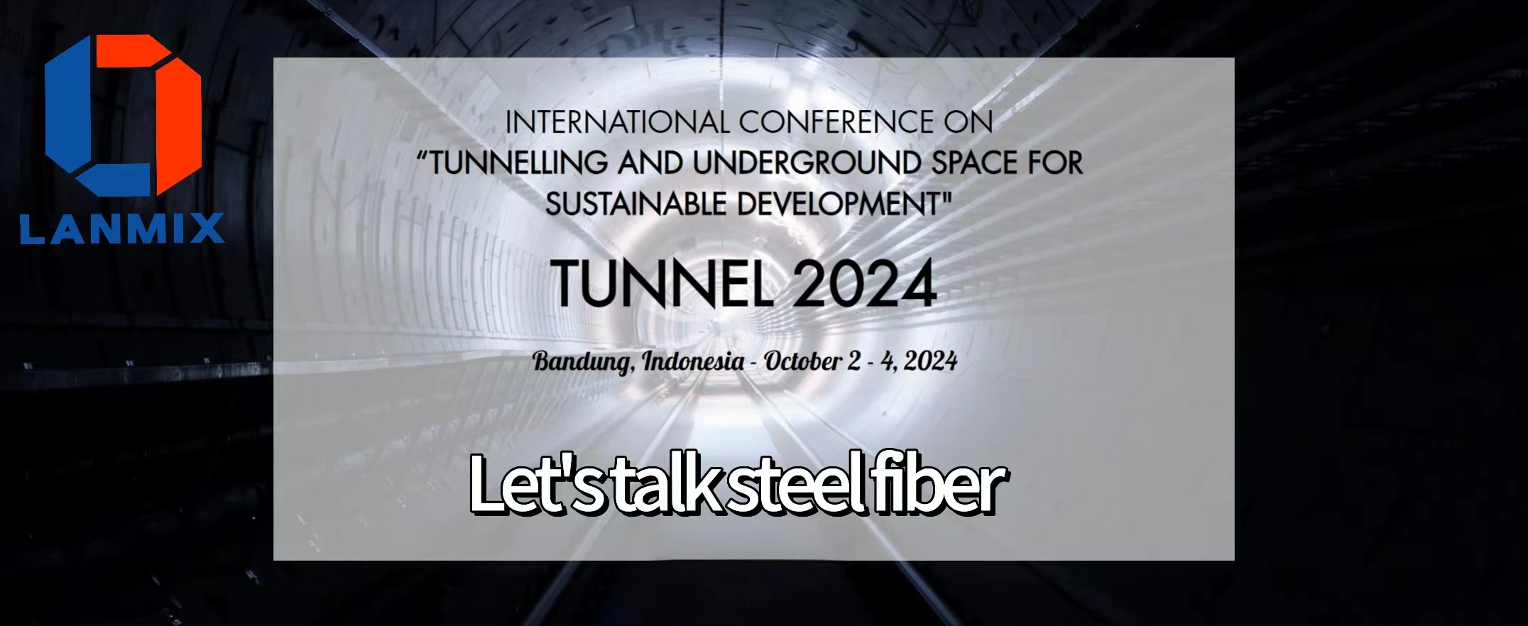 the International Conference on Tunnels and Sustainable Underground Spaces (Tunnel 2024) in Bandung, Indonesia, from 2 to 4 October 2024.